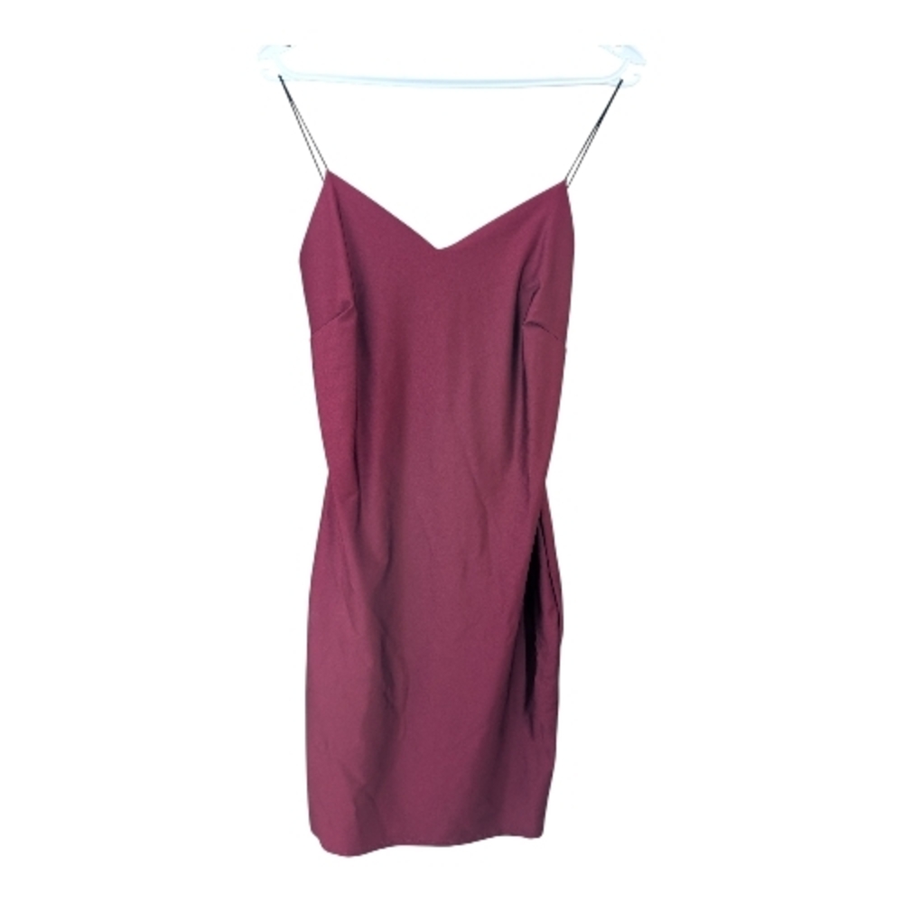 Red Spaghetti-Strap Mini Dress